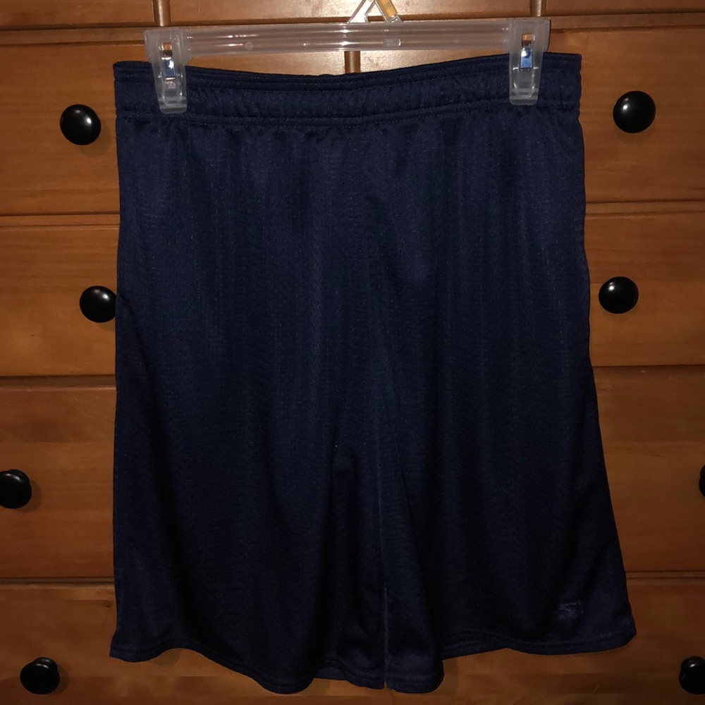 Boys navy blue basketball shorts